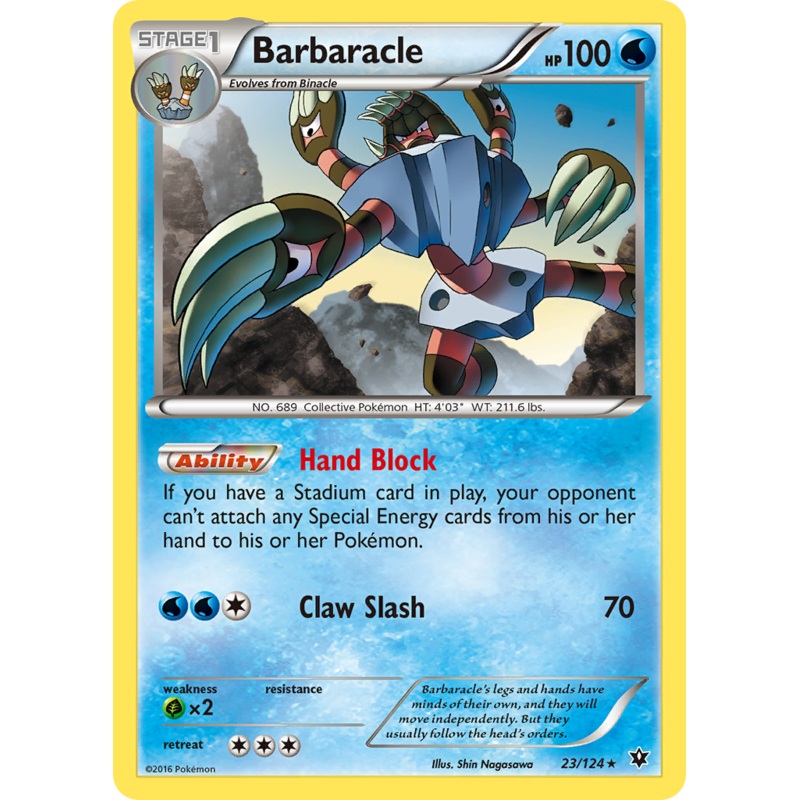Barbaracle (23/124) [XY: Fates Collide]