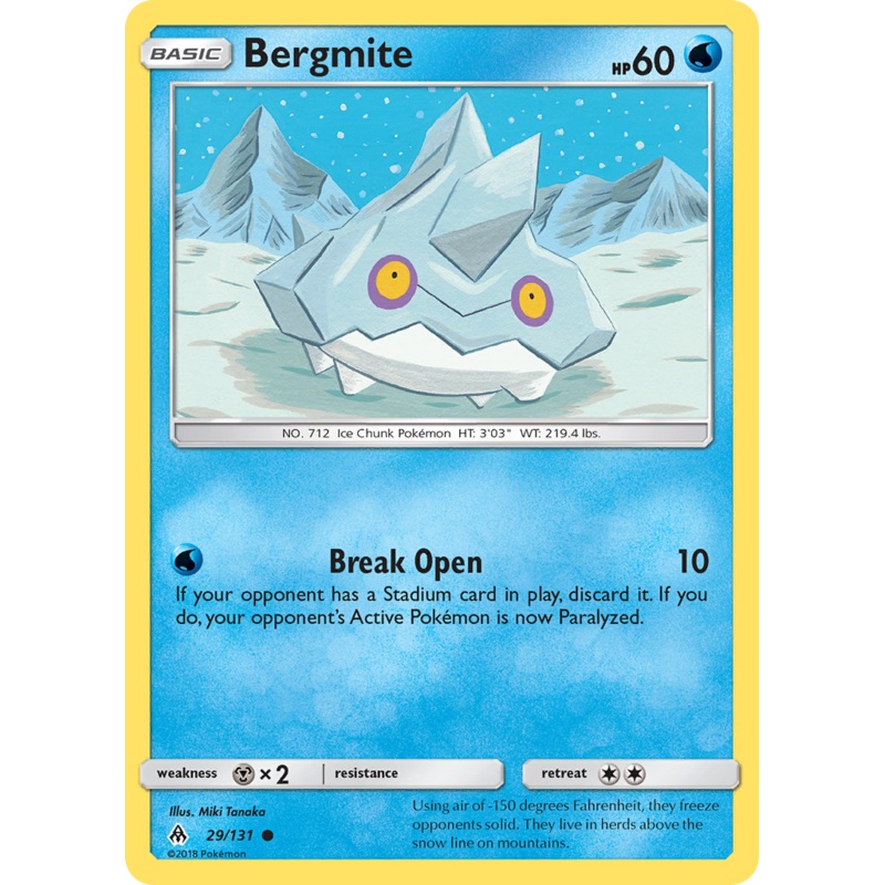 Bergmite (29/131) [Sun & Moon: Forbidden Light]