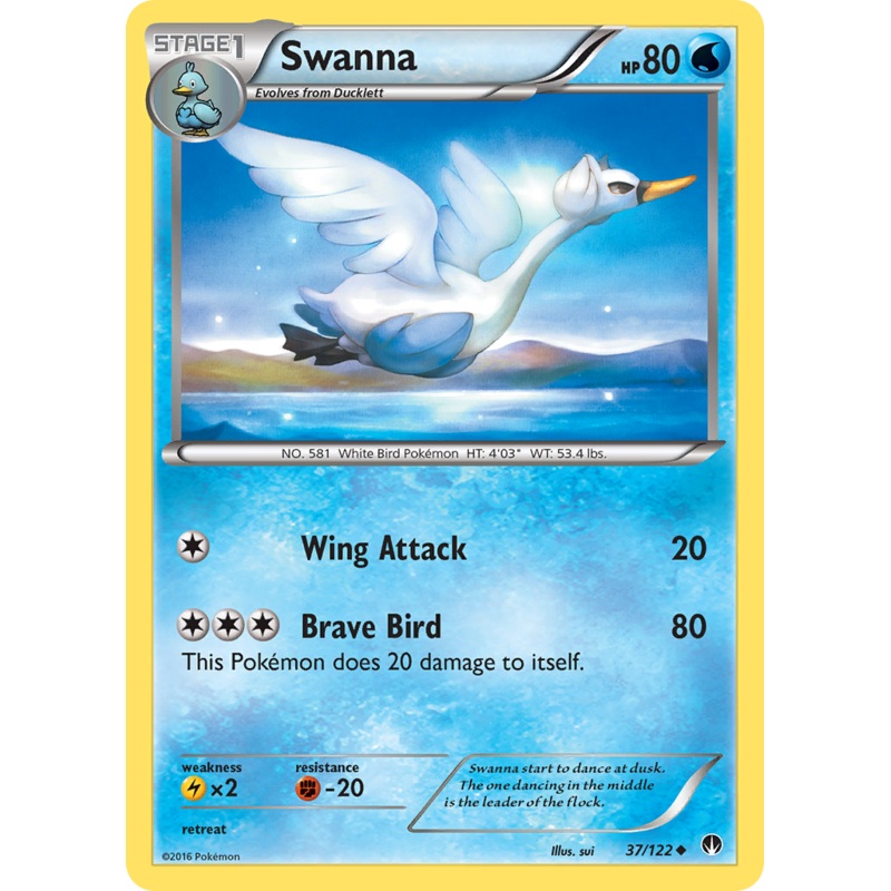 Swanna (37/122) [XY: BREAKpoint]