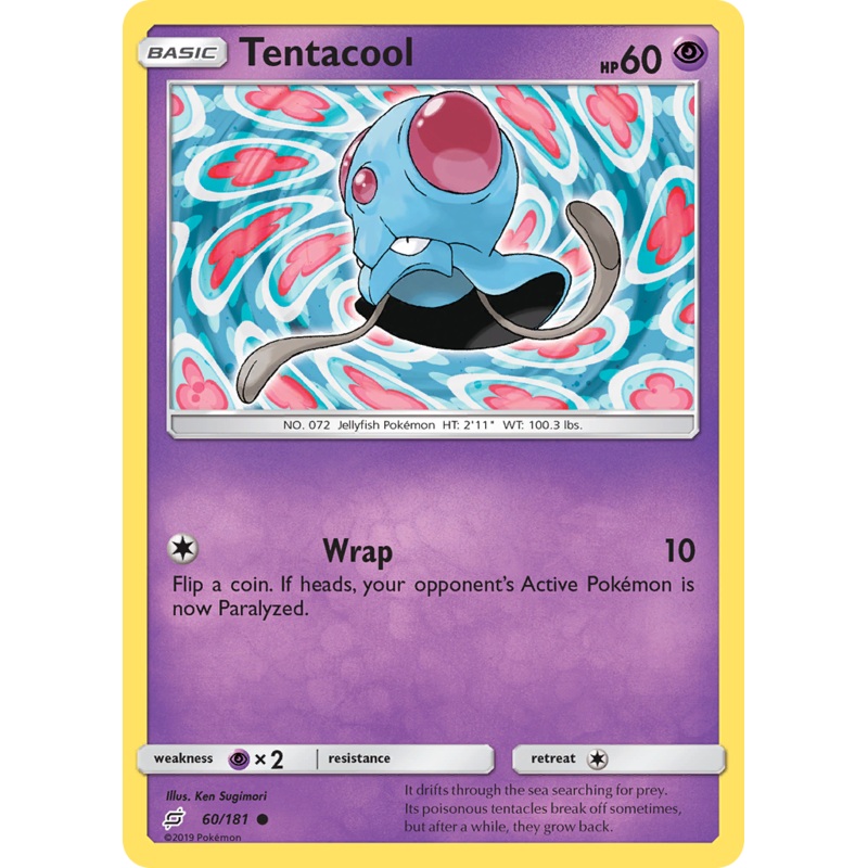 Tentacool (60/181) [Sun & Moon: Team Up]