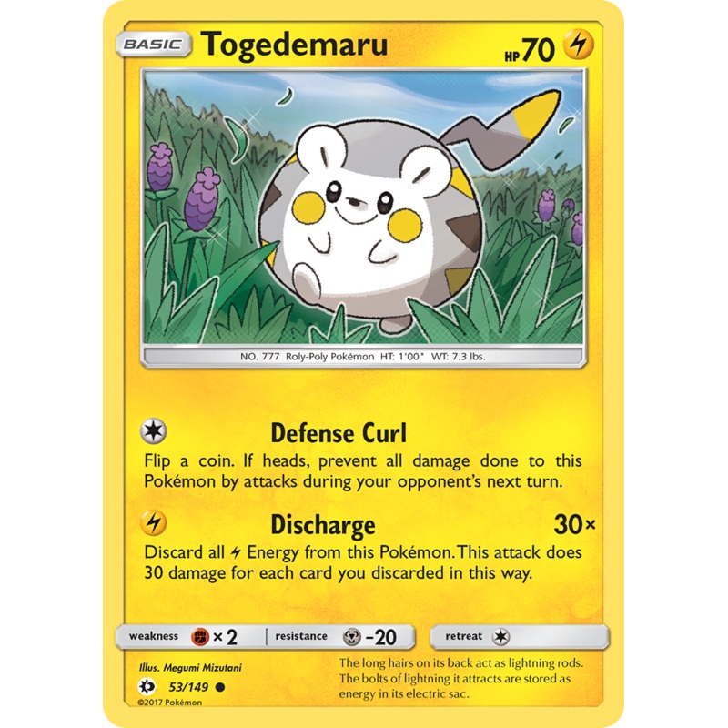 Togedemaru (53/149) [Sun & Moon: Base Set]