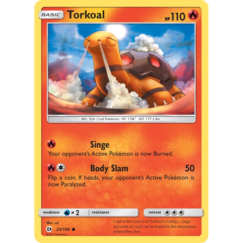 Torkoal (23/149) [Sun & Moon: Base Set]