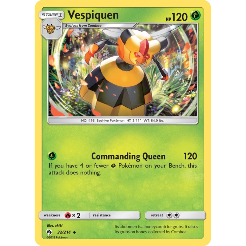 Vespiquen (32/214) [Sun & Moon: Lost Thunder]