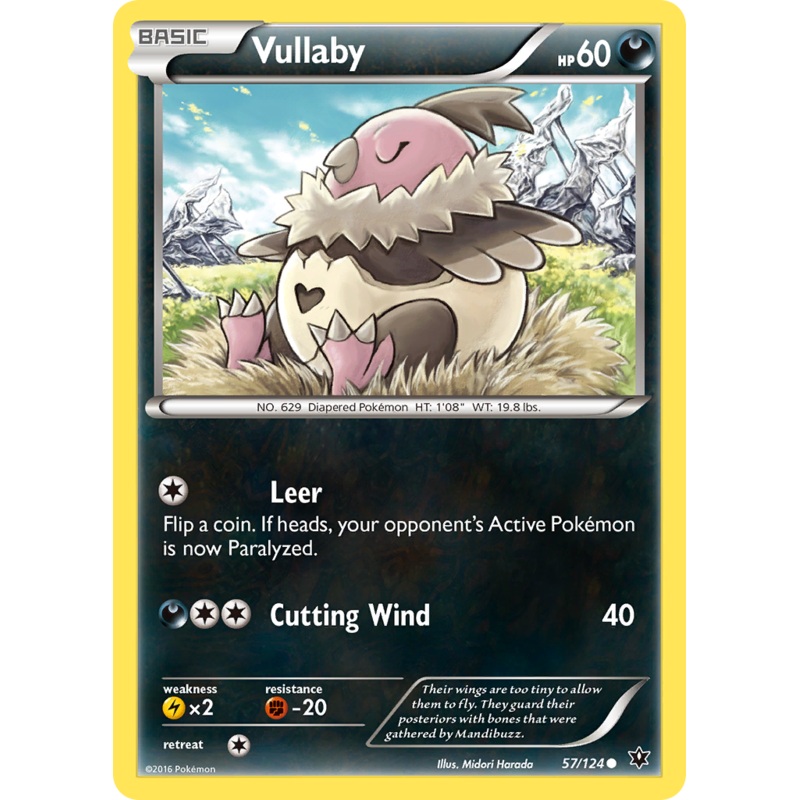 Vullaby (57/124) [XY: Fates Collide]