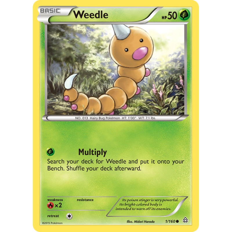 Weedle (1/160) [XY: Primal Clash]