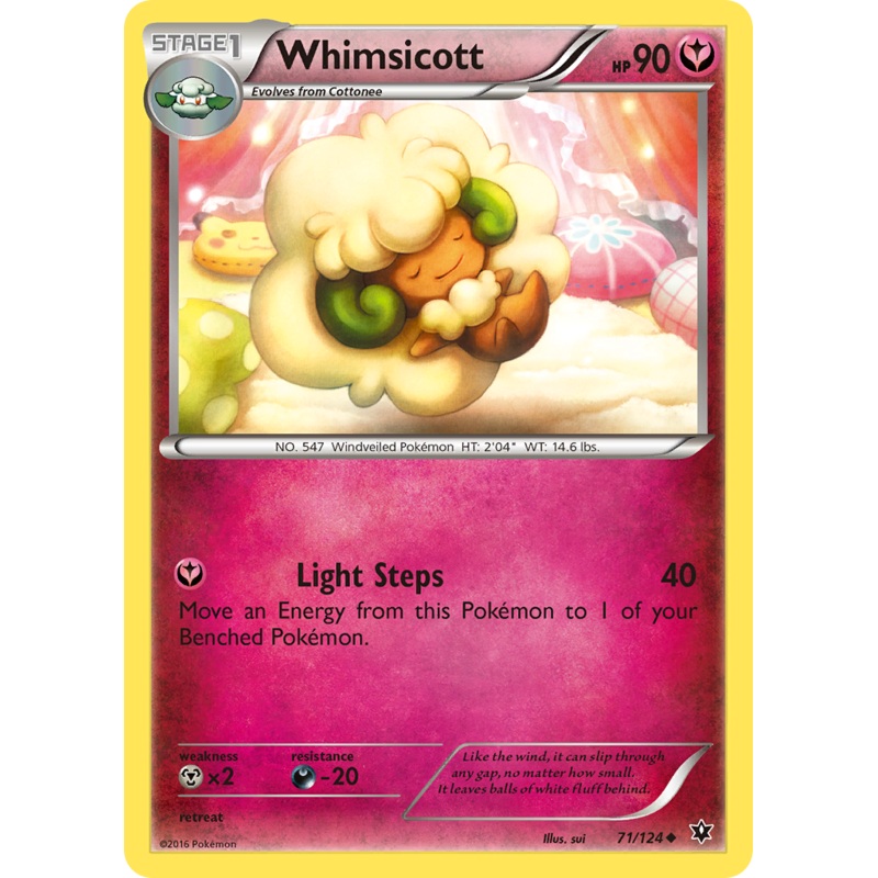 Whimsicott (71/124) [XY: Fates Collide]