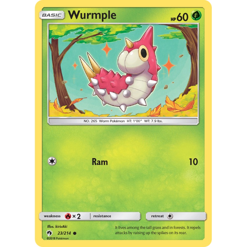 Wurmple (23/214) [Sun & Moon: Lost Thunder]