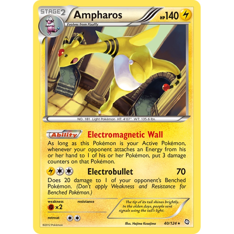 Ampharos (40/124) [Black & White: Dragons Exalted]