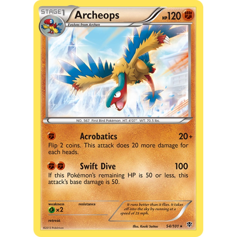 Archeops (54/101) [Black & White: Plasma Blast]
