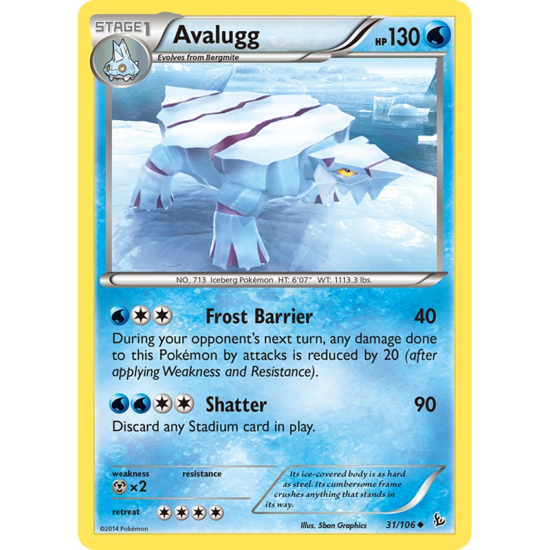 Avalugg (31/106) [XY: Flashfire]