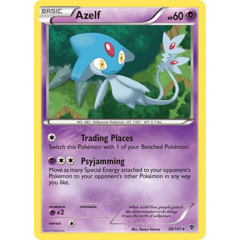 Azelf (38/101) [Black & White: Plasma Blast]