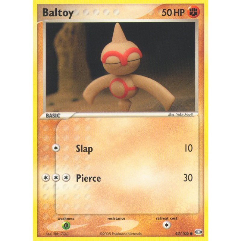 Baltoy (43/106) [EX: Emerald]