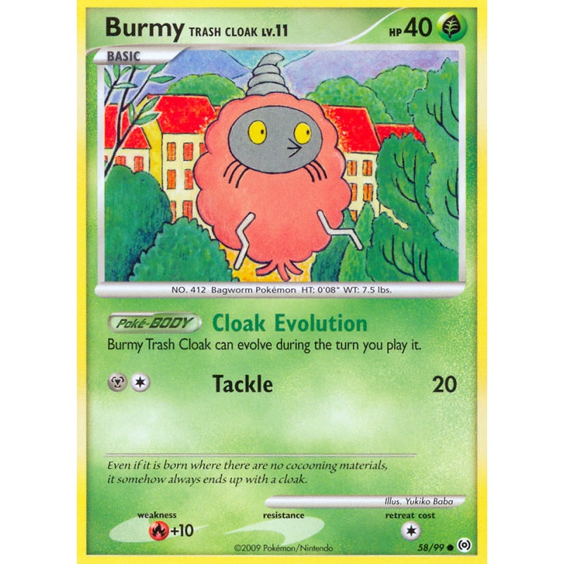 Burmy Trash Cloak (58/99) [Platinum: Arceus]
