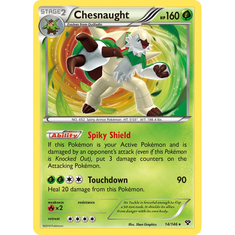Chesnaught (14/146) [XY: Base Set]