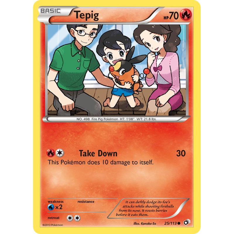 Tepig (25/113) [Black & White: Legendary Treasures]