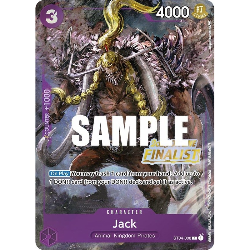Jack (Offline Regional 2023) [Finalist] [One Piece Promotion Cards]