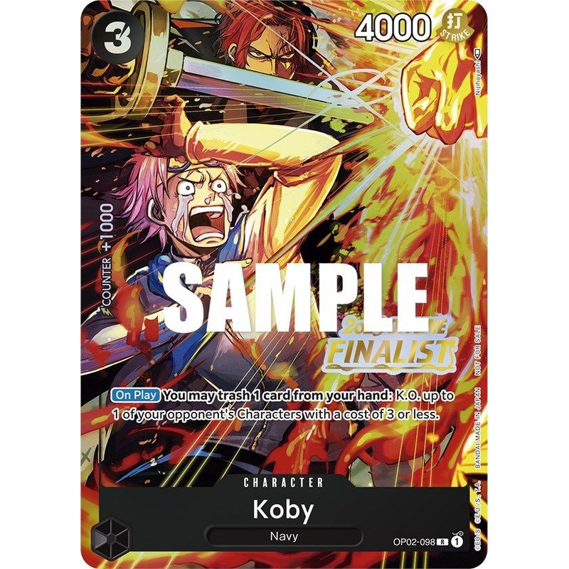 Koby (Offline Regional 2023) [Finalist] [One Piece Promotion Cards]