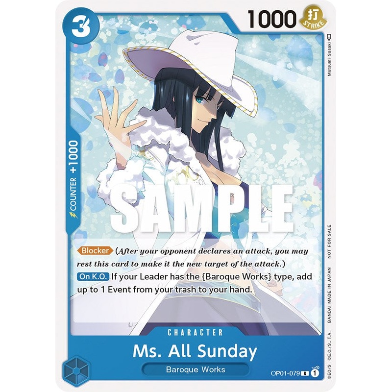 Ms. All Sunday (Promotion Pack 2023) [One Piece Promotion Cards]