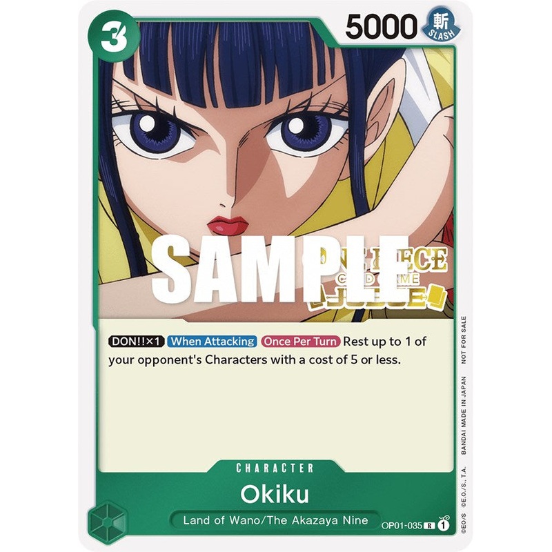 Okiku (Judge) [One Piece Promotion Cards]