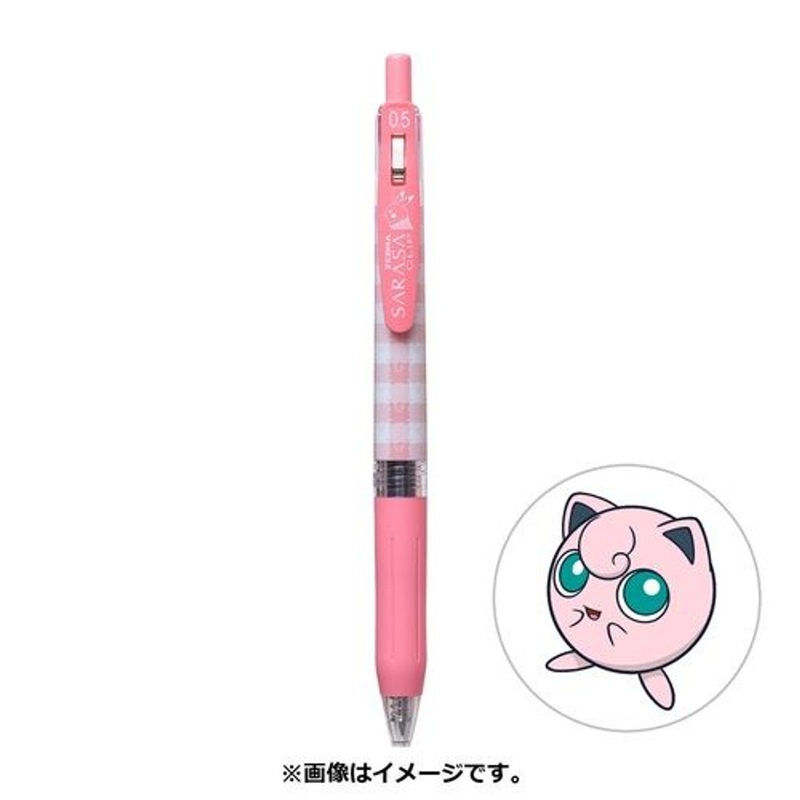 Pokemon Center Original Pokemon Center Original SARASA Ballpoint Pen 0.5mm Pokemon Shirts Pattern Jigglypuff