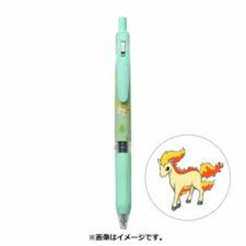 Pokemon Center Original Pokemon Center Original SARASA Ballpoint Pen 0.5mm Pokemon Shirts Pattern Ponyta