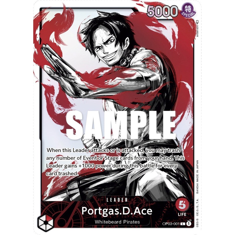 Portgas.D.Ace (Alternate Art) [Pillars of Strength]