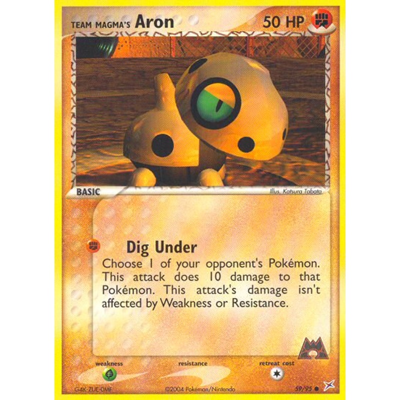 Team Magma's Aron (59/95) [EX: Team Magma vs Team Aqua]