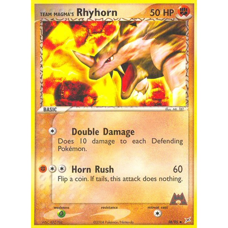 Team Magma's Rhyhorn (38/95) [EX: Team Magma vs Team Aqua]