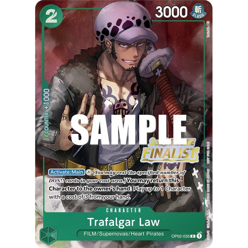Trafalgar Law (Offline Regional 2023) [Finalist] [One Piece Promotion Cards]