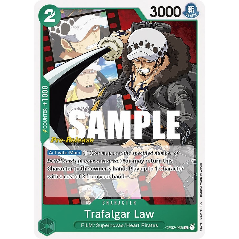 Trafalgar Law [Paramount War Pre-Release Cards]