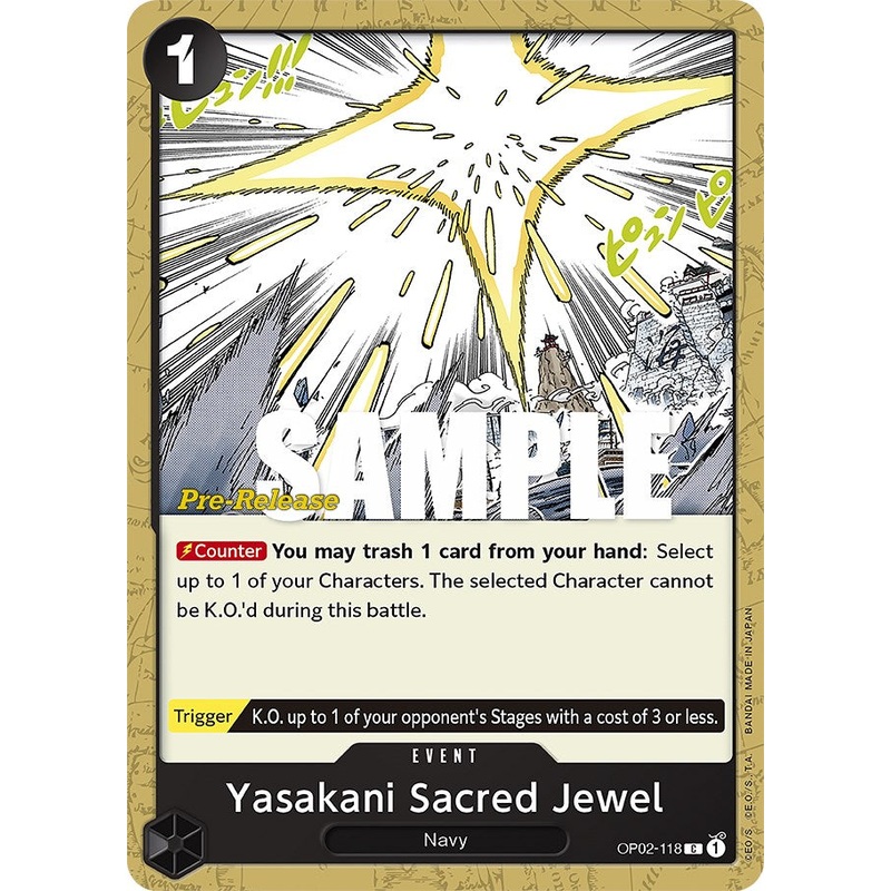 Yasakani Sacred Jewel [Paramount War Pre-Release Cards]