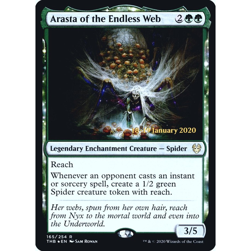 Arasta of the Endless Web [Theros Beyond Death Prerelease Promos]