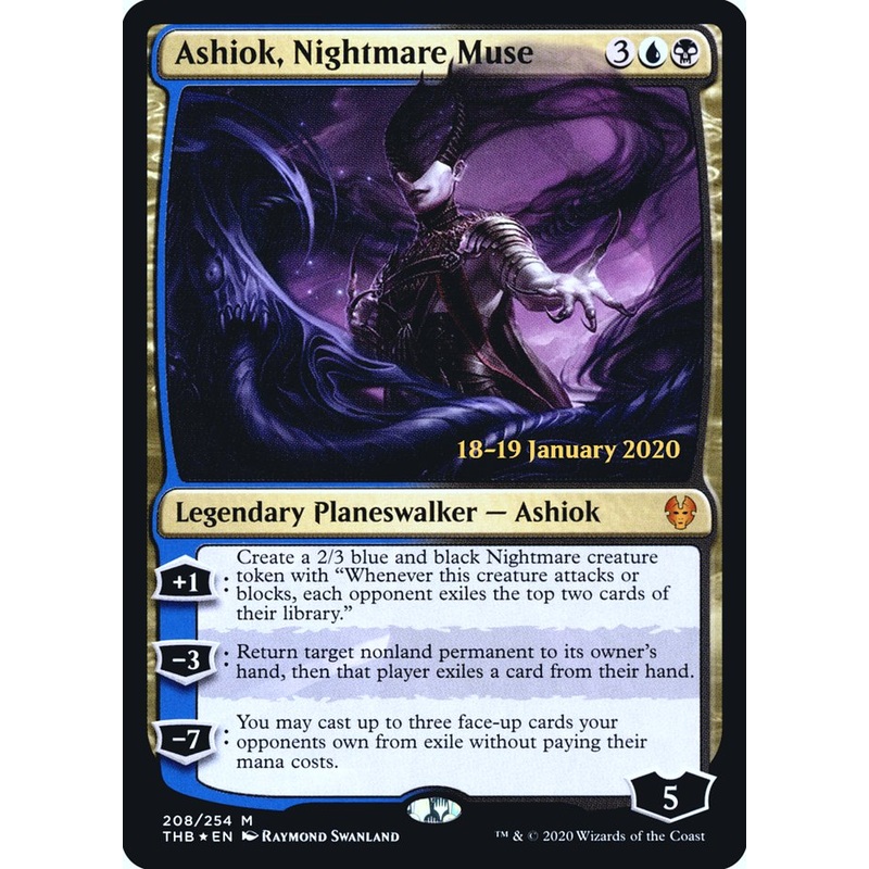 Ashiok, Nightmare Muse [Theros Beyond Death Prerelease Promos]