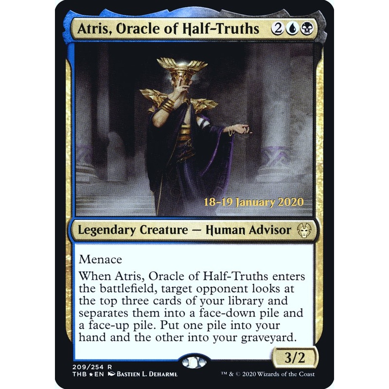 Atris, Oracle of Half-Truths [Theros Beyond Death Prerelease Promos]