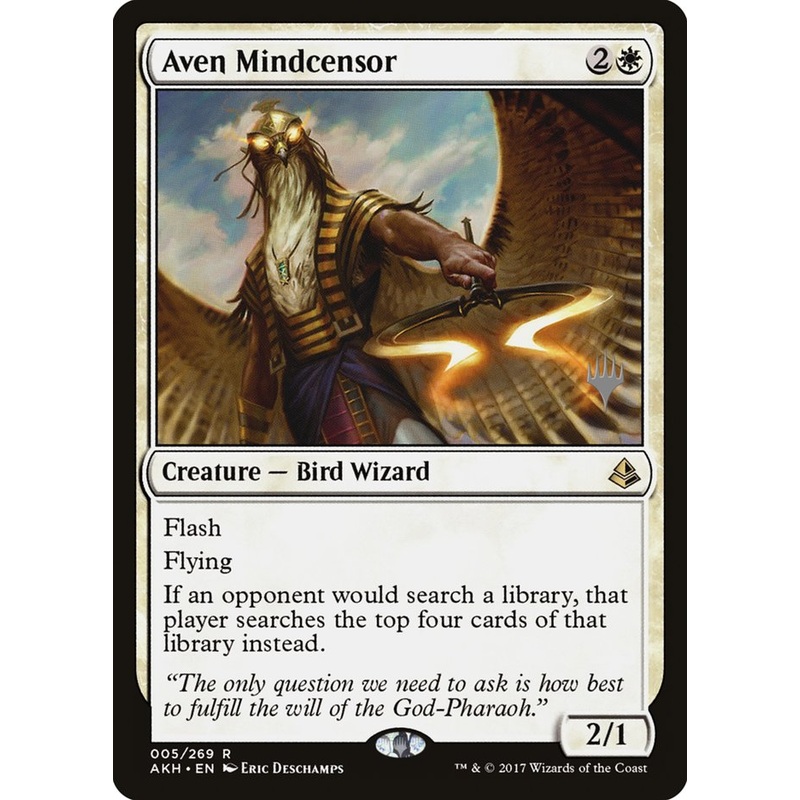 Aven Mindcensor (Promo Pack) [Amonkhet Promos]
