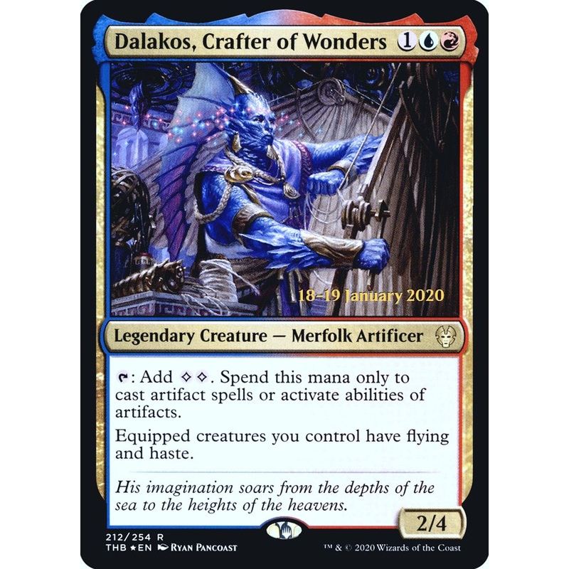 Dalakos, Crafter of Wonders [Theros Beyond Death Prerelease Promos]