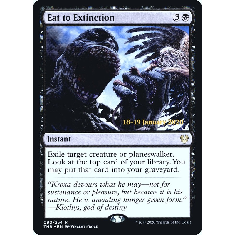 Eat to Extinction [Theros Beyond Death Prerelease Promos]