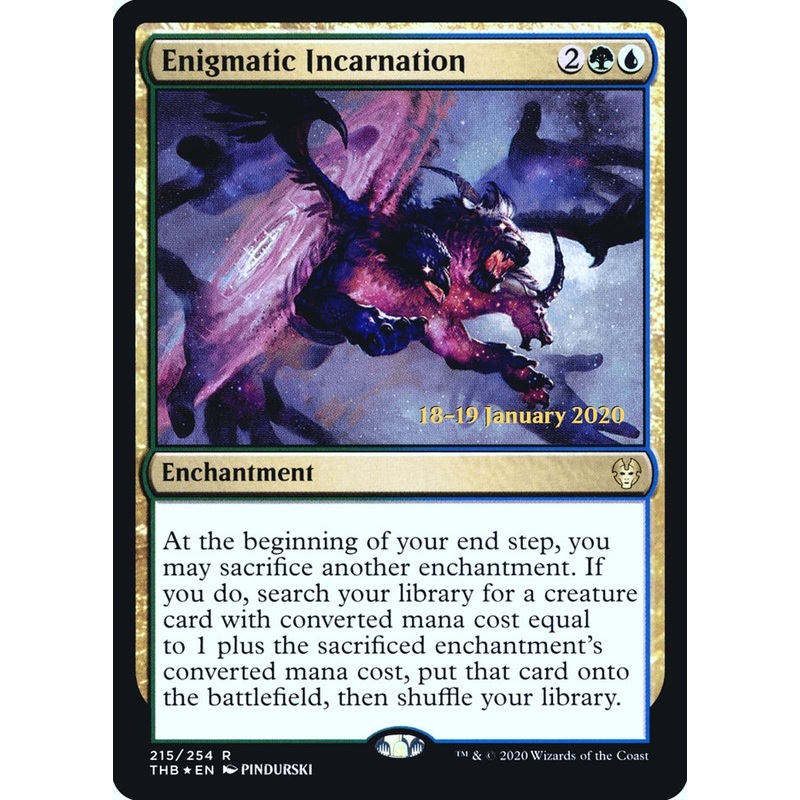 Enigmatic Incarnation [Theros Beyond Death Prerelease Promos]