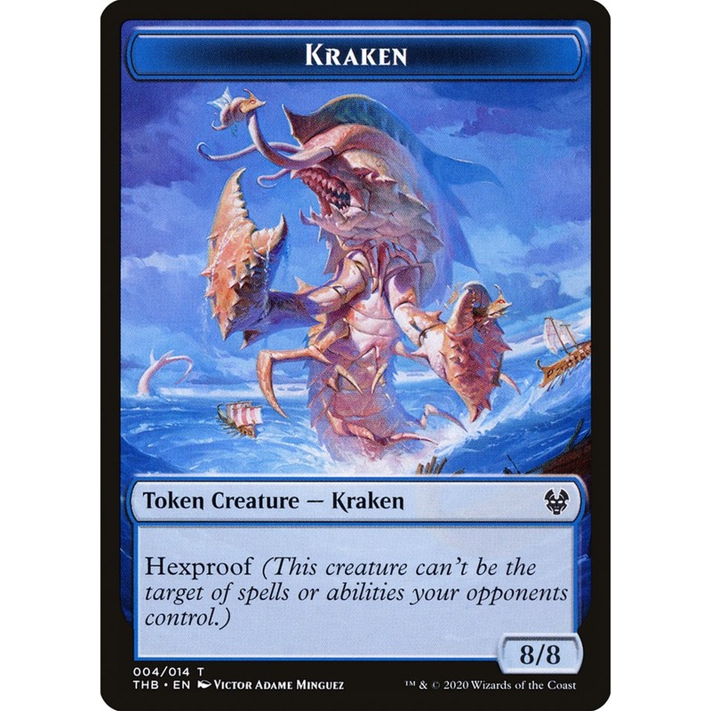 Kraken Token [Theros Beyond Death Tokens]