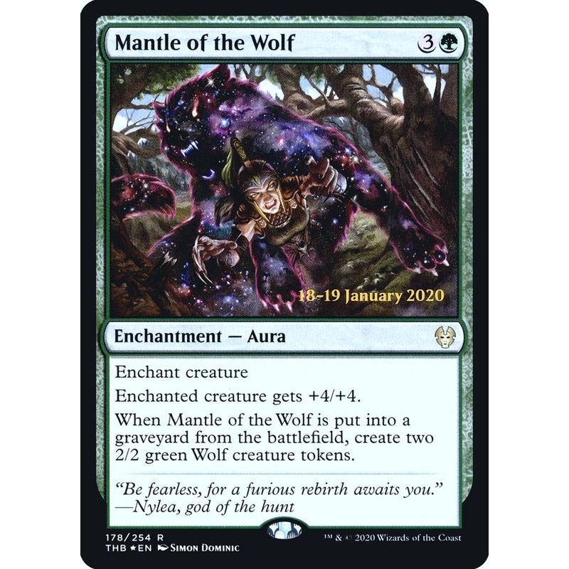 Mantle of the Wolf [Theros Beyond Death Prerelease Promos]