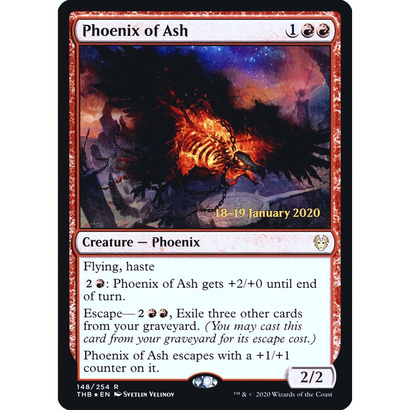 Phoenix of Ash [Theros Beyond Death Prerelease Promos]
