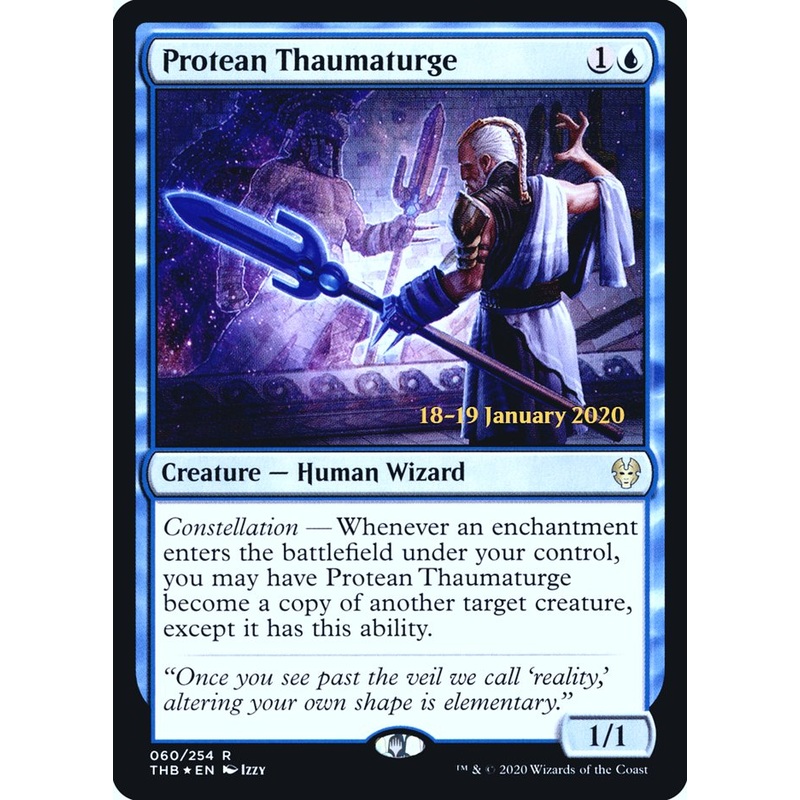 Protean Thaumaturge [Theros Beyond Death Prerelease Promos]