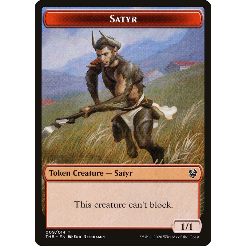 Satyr Token [Theros Beyond Death Tokens]