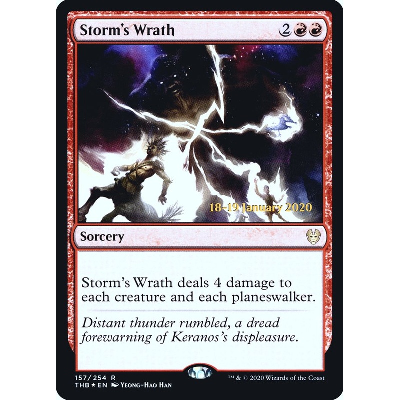 Storm's Wrath [Theros Beyond Death Prerelease Promos]
