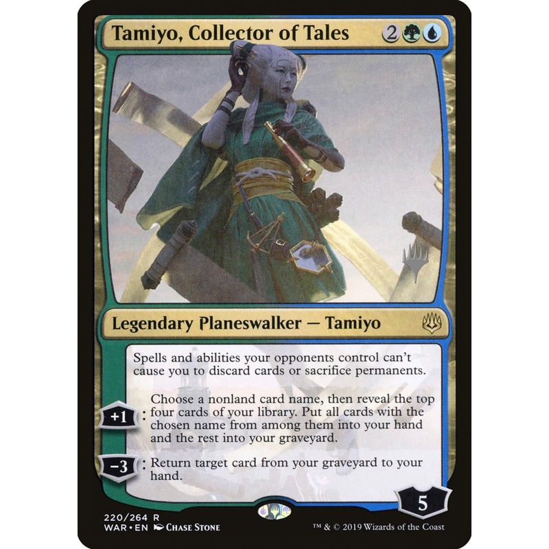 Tamiyo, Collector of Tales (Promo Pack) [War of the Spark Promos]