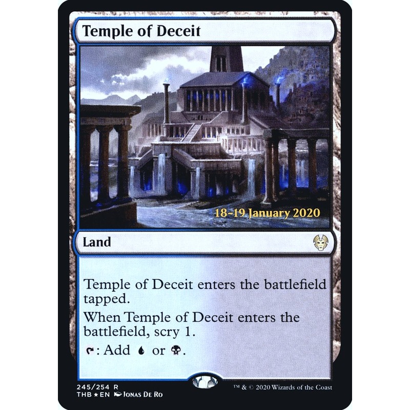 Temple of Deceit [Theros Beyond Death Prerelease Promos]