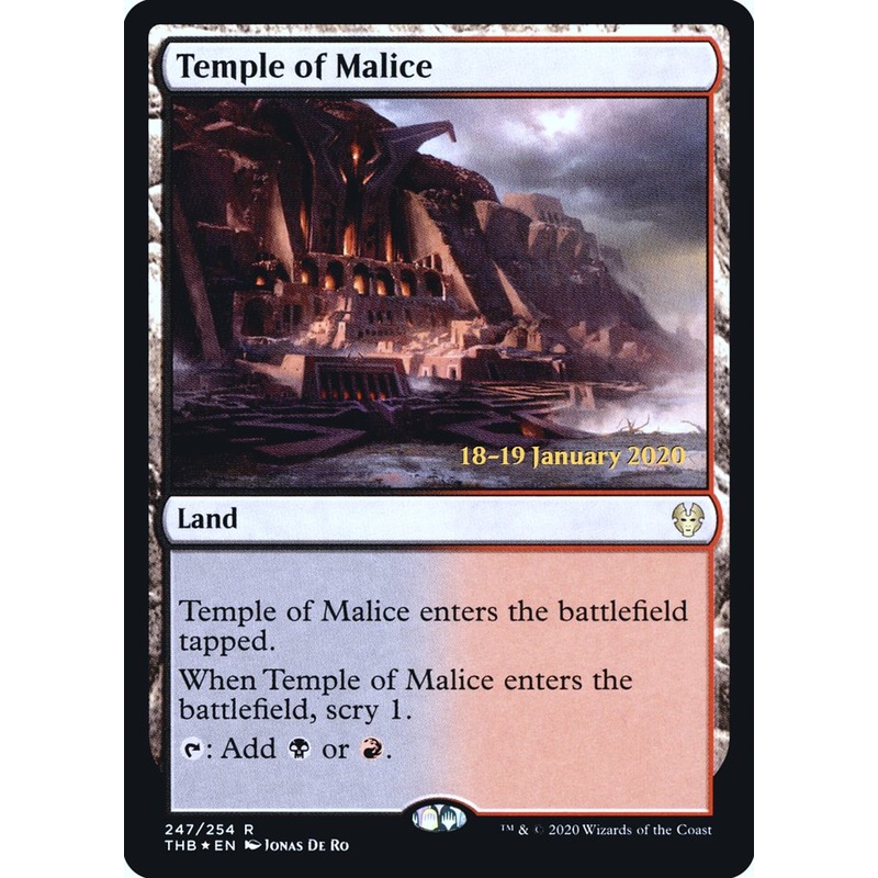 Temple of Malice [Theros Beyond Death Prerelease Promos]