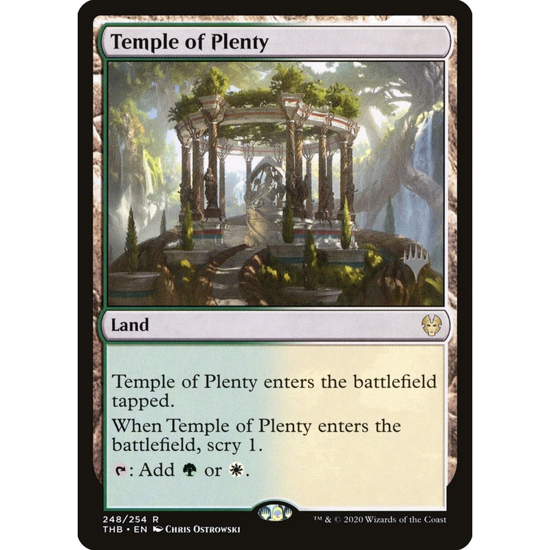 Temple of Plenty (Promo Pack) [Theros Beyond Death Promos]