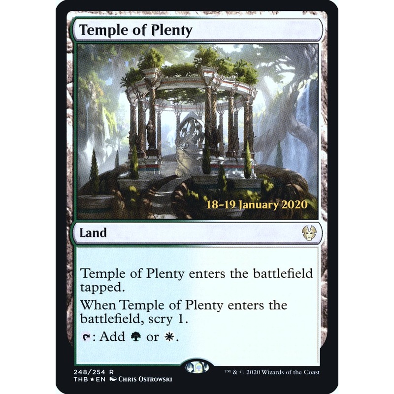 Temple of Plenty [Theros Beyond Death Prerelease Promos]