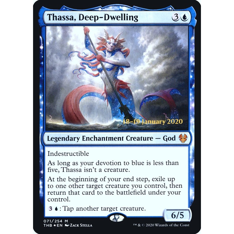 Thassa, Deep-Dwelling [Theros Beyond Death Prerelease Promos]